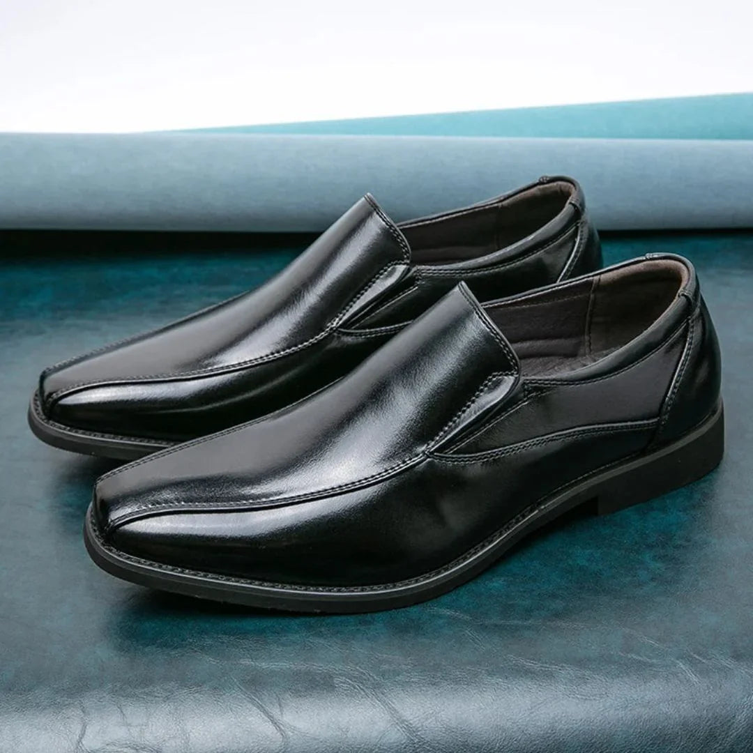Mocassins En Cuir Renzo Sterling Pour Hommes Avec Couture Élégante Et Semelle Antidérapante Confort Toute La Journée
