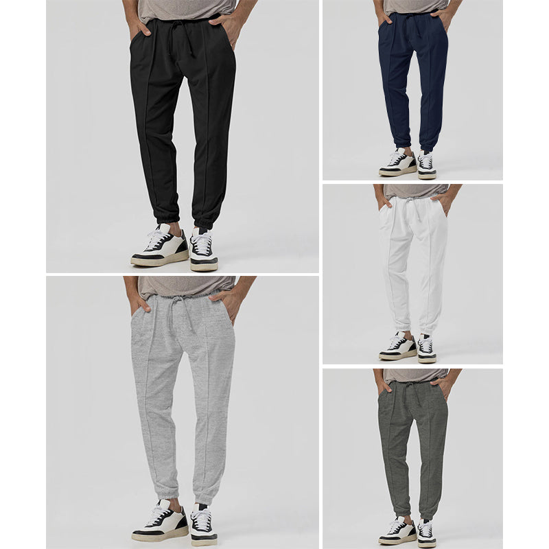Pantalon Roberto Russo Flex Motion En Tissu Coton Mélangé Avec Elasticité Micro Rebond Coupe Décontractée Confortable Avec Cordon