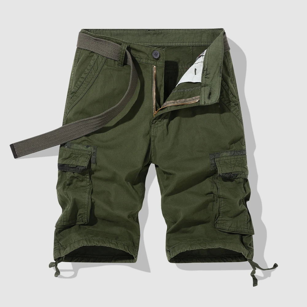 Roberto Russo Shorts Cargo Safari Confortables Pour Ete Avec Multiples Poches Et Tissu Durable