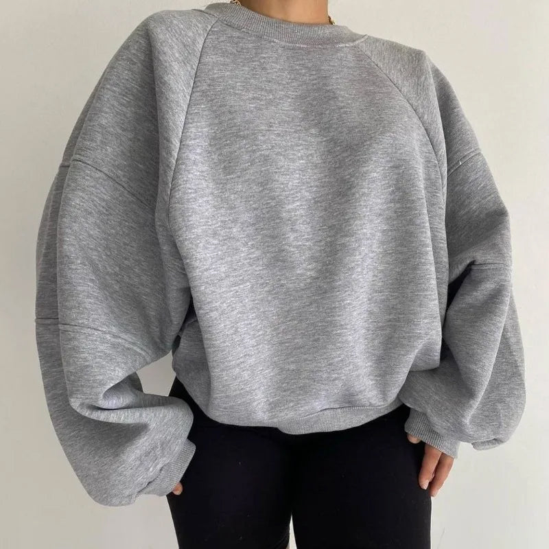Alana Pull Oversize Femme Hiver Sweatshirt Confortable Avec Coupe Décontractée Idéal Pour Le Port Quotidien