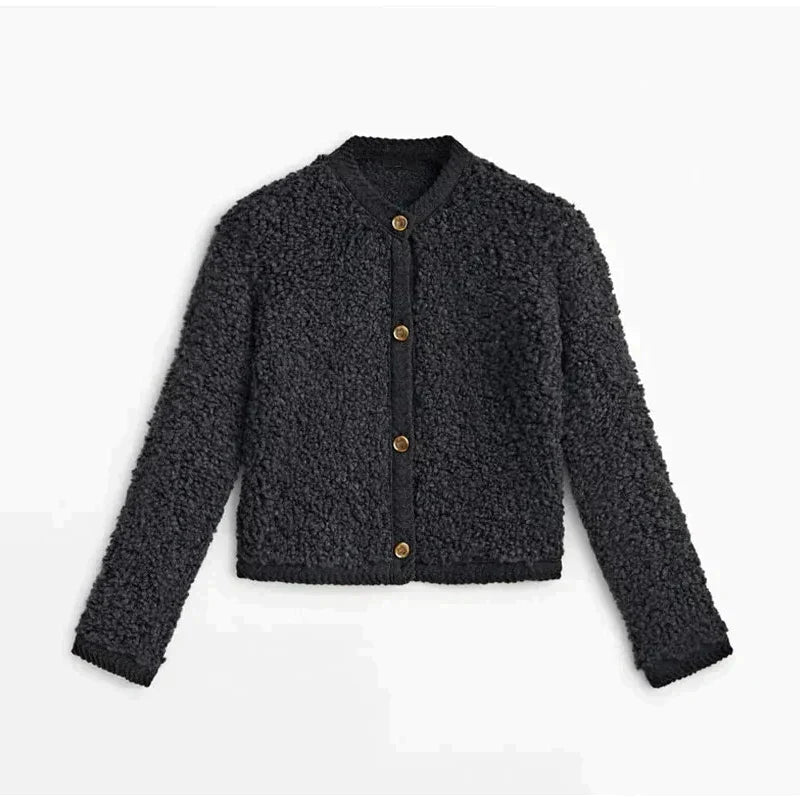 Yuhara Teddy Strickjacke