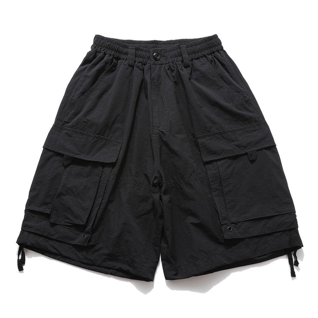Gridflow Shorts À Poches Ripstop Ultraléger En Polyester Nylon Avec Ceinture Élastique Et Cordon Réglable