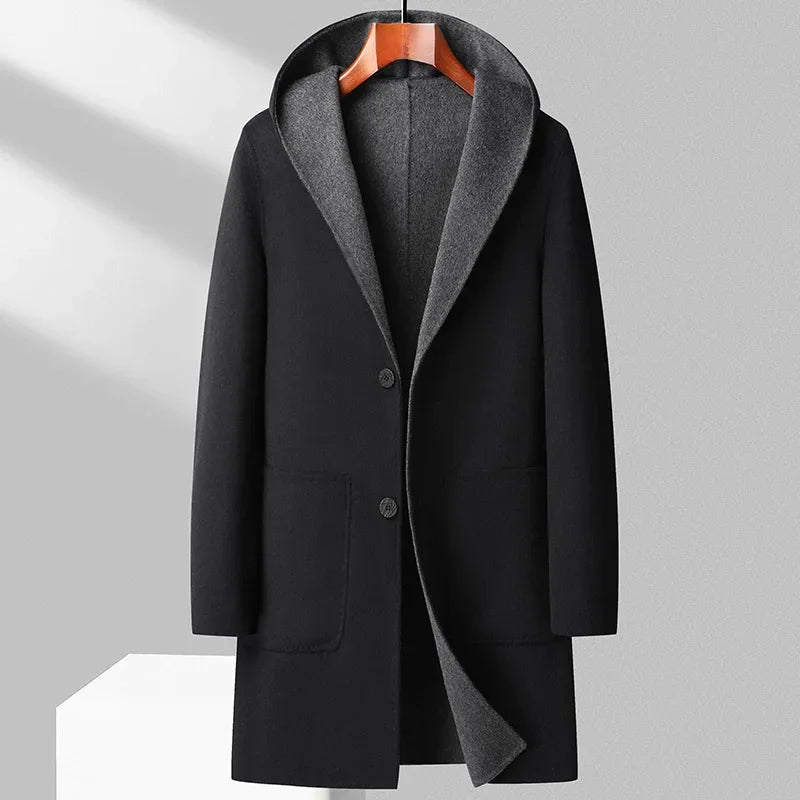 Manteau En Laine Réversible Amawinc Polyvalent Pour Bureau Et Loisirs Léger Et Confortable