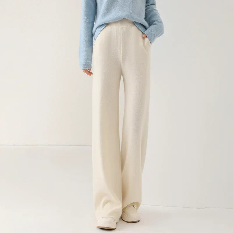 Pantalon En Laine Mérinos EternaSoft Coupe Ajustée Et Jambes Larges Respirant 100 Pour Cent Mérinos