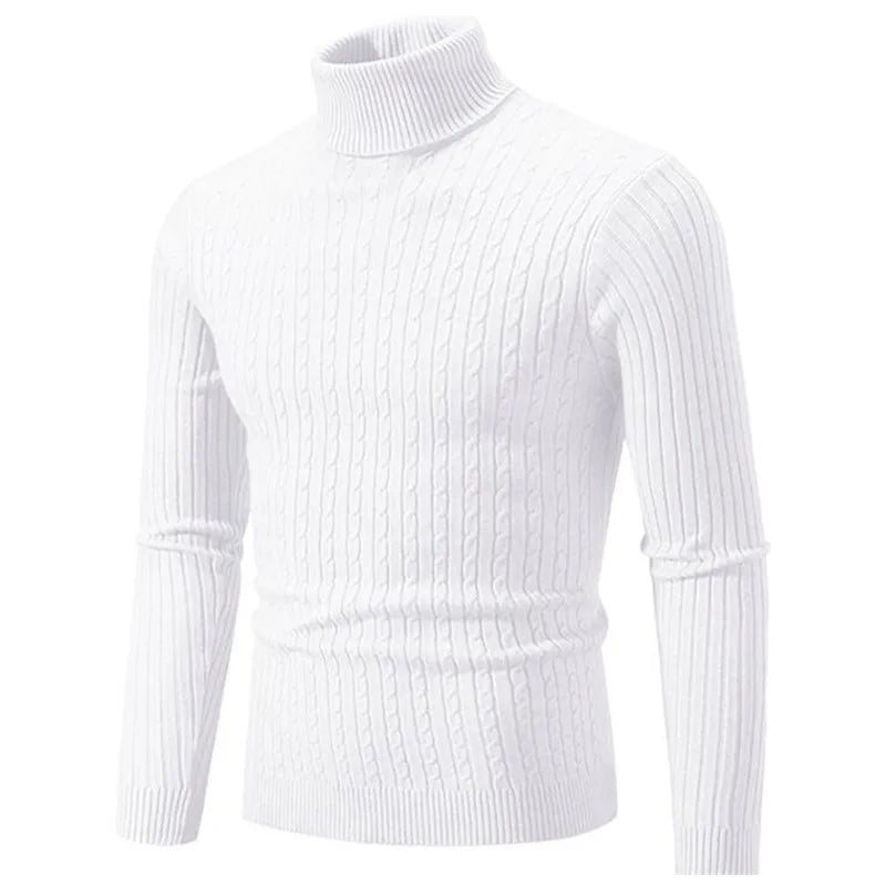 Colin Pull Col Roulé En Maille Douce Et Respirante Avec Coupe Côtelée Idéal Pour Superposer