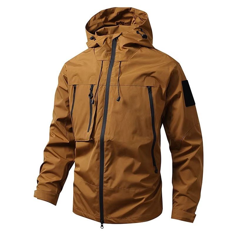 Veste Imperméable Coupe-Vent Unisexe Pour Randonnée Camping Aventure Tout Temps Amawinc