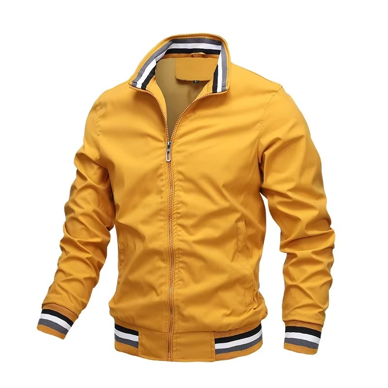 Veste Coupe Vent Imperméable Pour Homme Avec Col Debout Automne Et Hiver Confort Et Confiance Au Quotidien