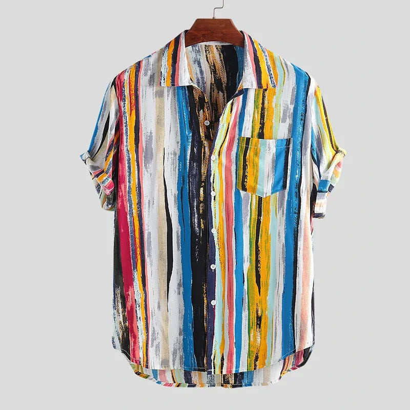 Chemise Fresno Éclatante De Couleurs Pour Une Ambiance Festive Et Décontractée Et Pétillante