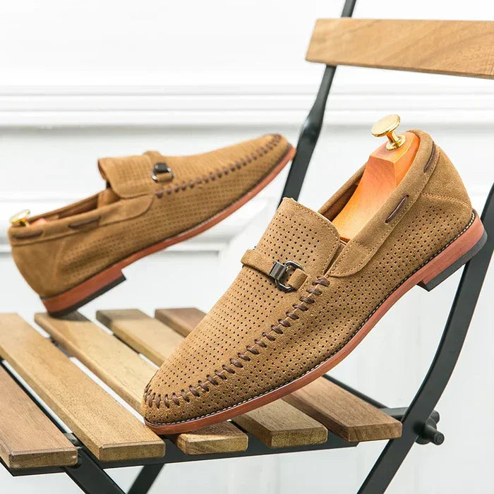 Echtleder-Herrenschuhe