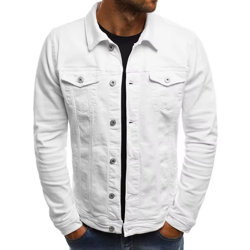 Veste En Jean Léger Pour Homme Habillage Décontracté Professionnel Et Quotidien Facile À Superposer