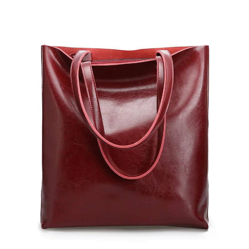 Amawinc Sac Cabas En Cuir Structuré Holly Intemporel Pour Utilisation Quotidienne Et Voyage