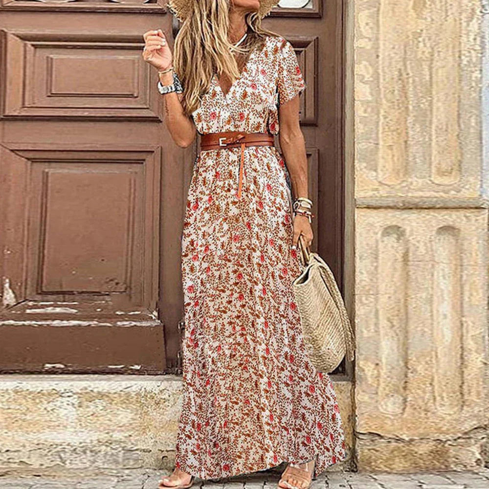 Bohemian Sommerkleid für Frauen von Zoe® – Lang