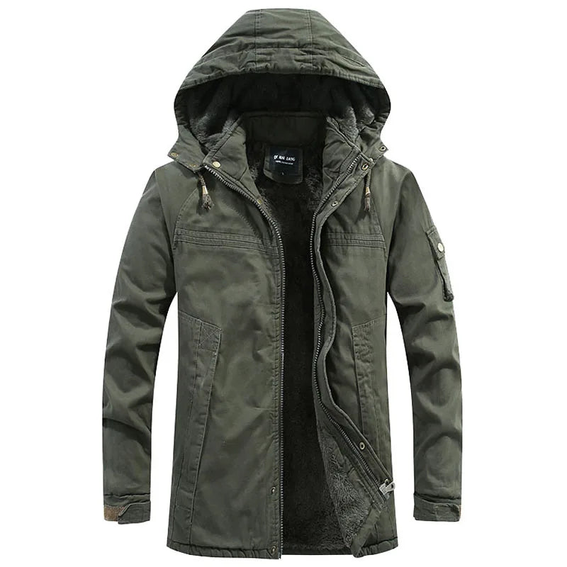 Herren Winterjacke mit Kapuze von Kristian