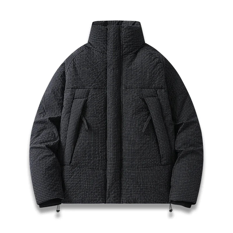 Amawinc Parka Subzero Matelassée Pour Homme Avec Design À Carreaux Coupe Vent Isolation et Chaleur