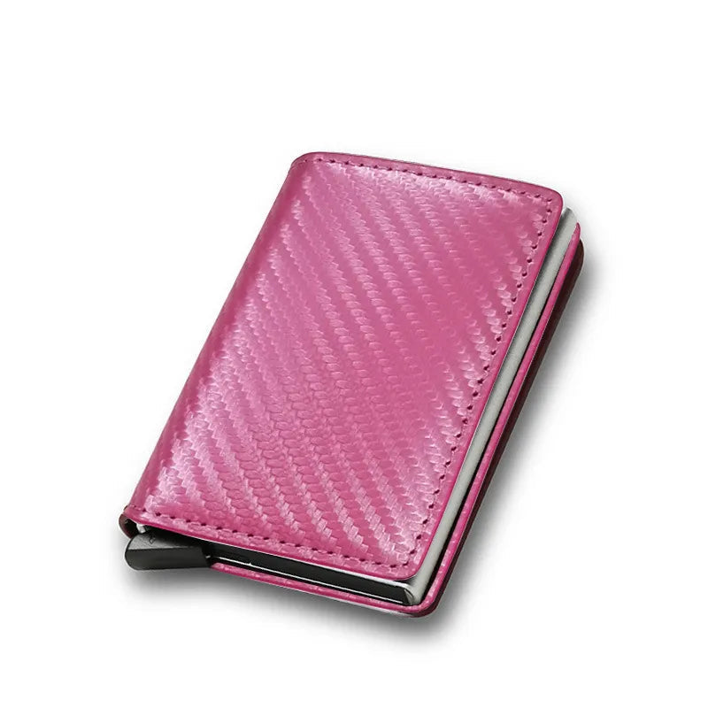 Portefeuille Porte Cartes Slim Oliver En Fibre De Carbone Avec Mécanisme D'éjection De Cartes Pour Hommes