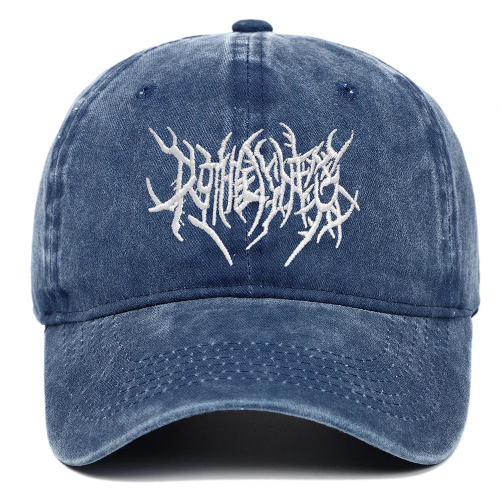 Casquette Baseball Vintage Lavée Distressée Onyx Phantom Avec Bride Ajustable Respirante