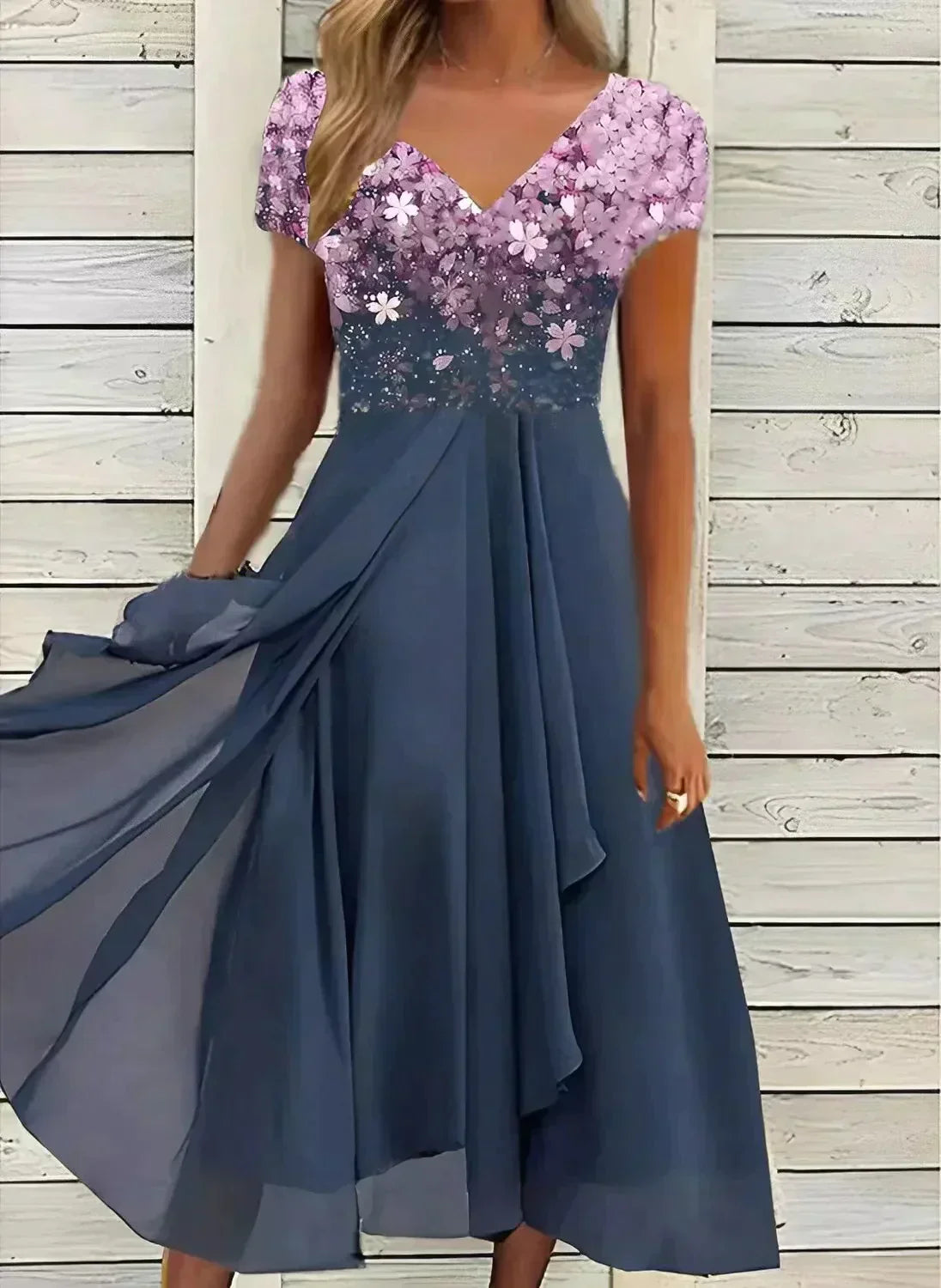 Damen-Chiffon-Partykleid Johanna