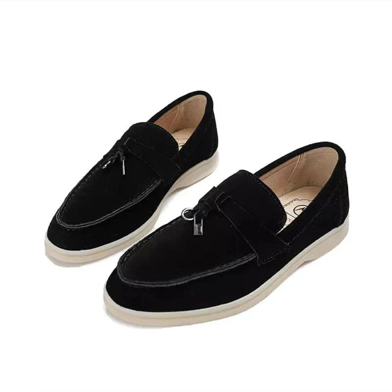 Adell Damen-Loafers mit Schloss-Applikation