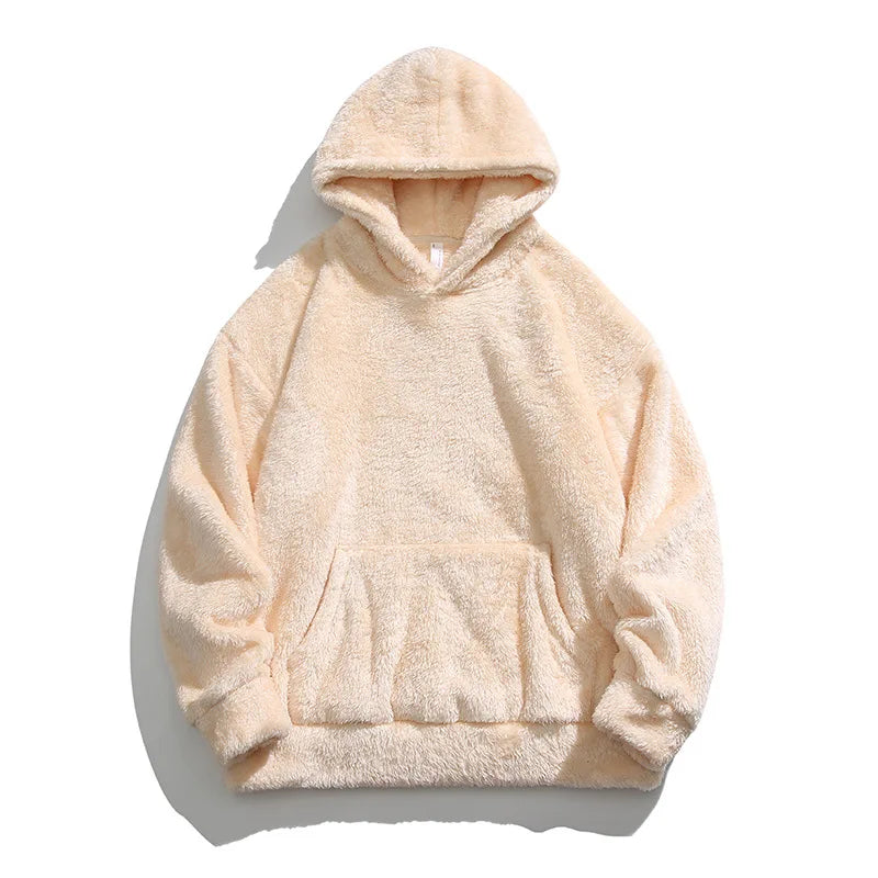 Calder Hoodie Oversize Homme En Polaire Doublure Douce Confort Quotidien Capuche À Cordon Amawinc