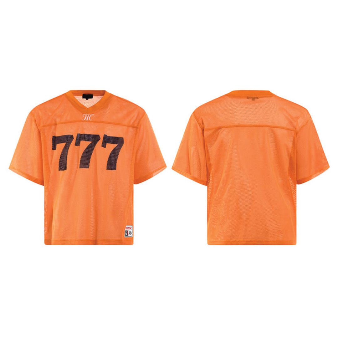 Maillot de Football en Maillage Respirant Coupe Courte Polyester à Séchage Rapide Col V