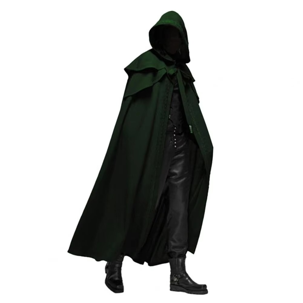 Redingote Gothique Steampunk Unisexe Pour Adultes Costume Halloween Cosplay Mascarade Amawinc