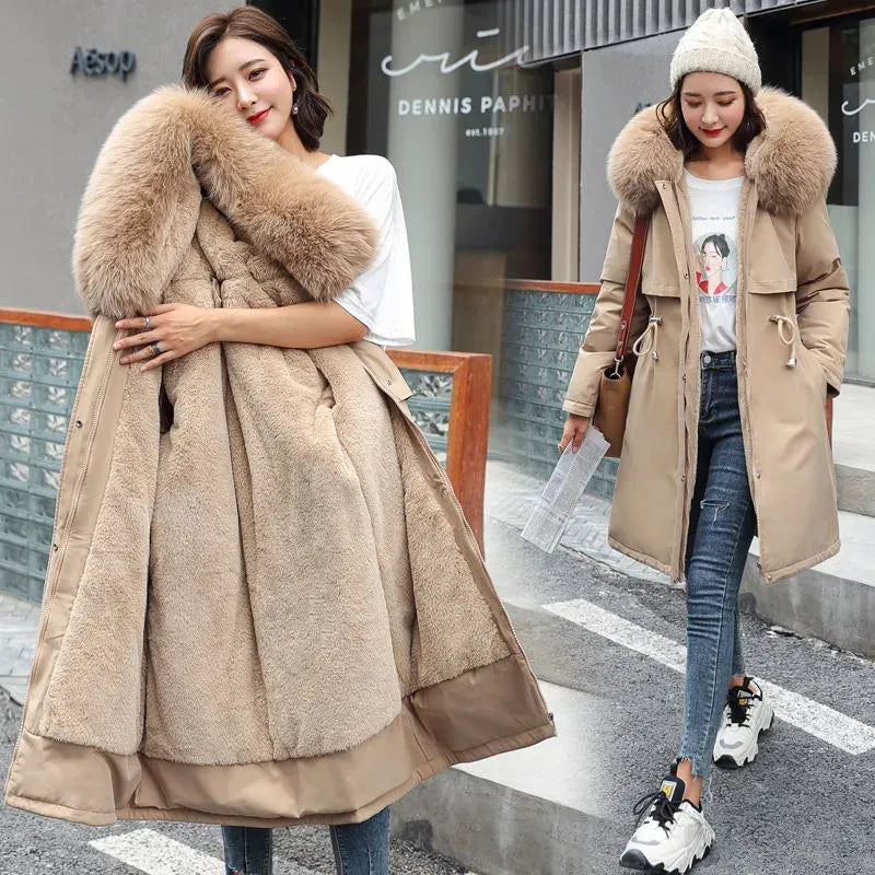 Yurek Winterjacke: warme Jacke mit Kapuze