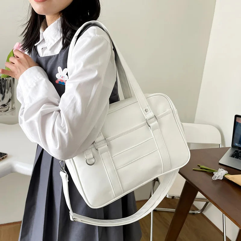 Sac À Épaule Rebecca Amawinc En Cuir PU Végan Avec Clous Étoile Et Poignées Doubles Pour Polyvalence Quotidienne