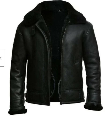Herrenjacke Erik – Langarm, Kunstfell, Herbst/Winter