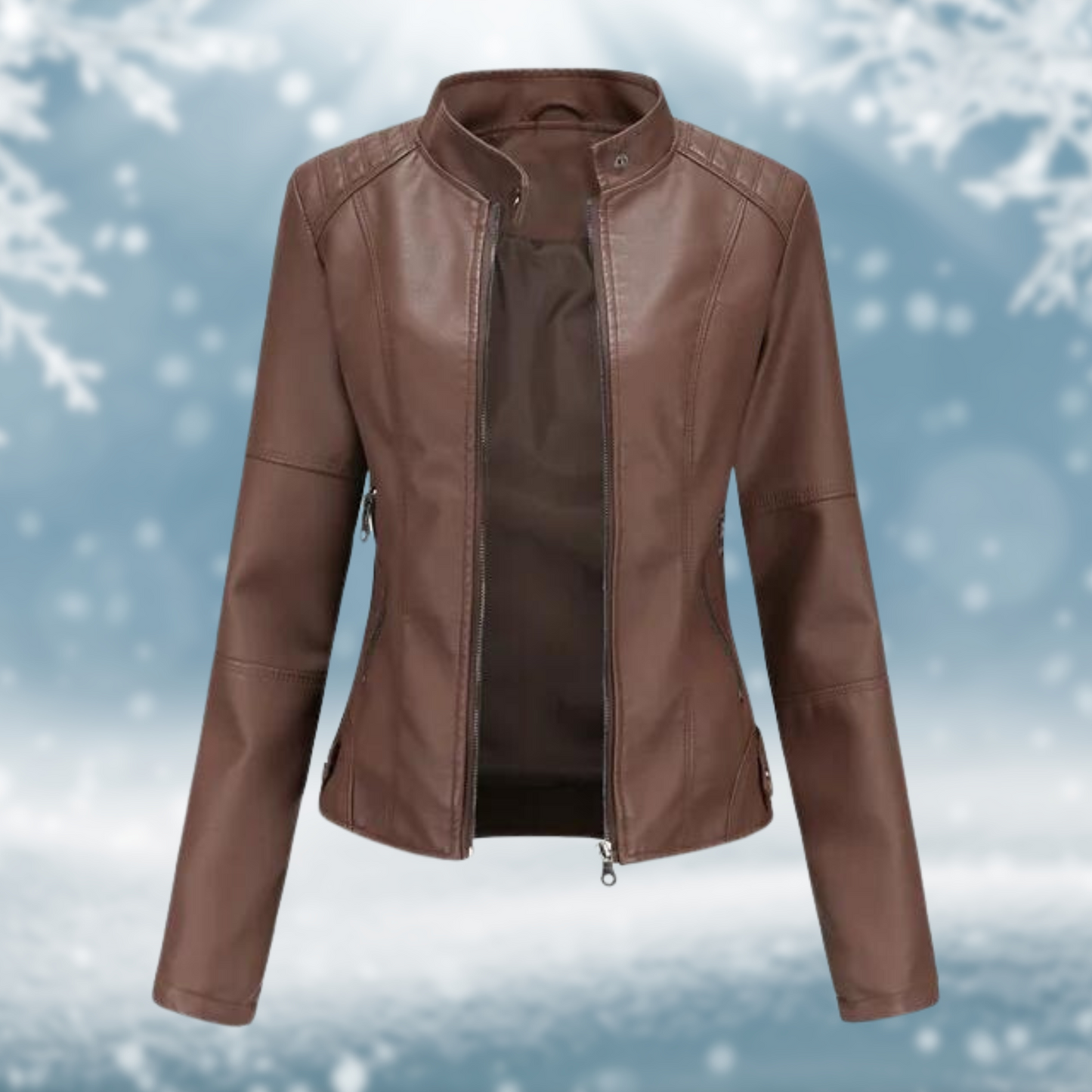 Ayla: Vegan Leather Jacket