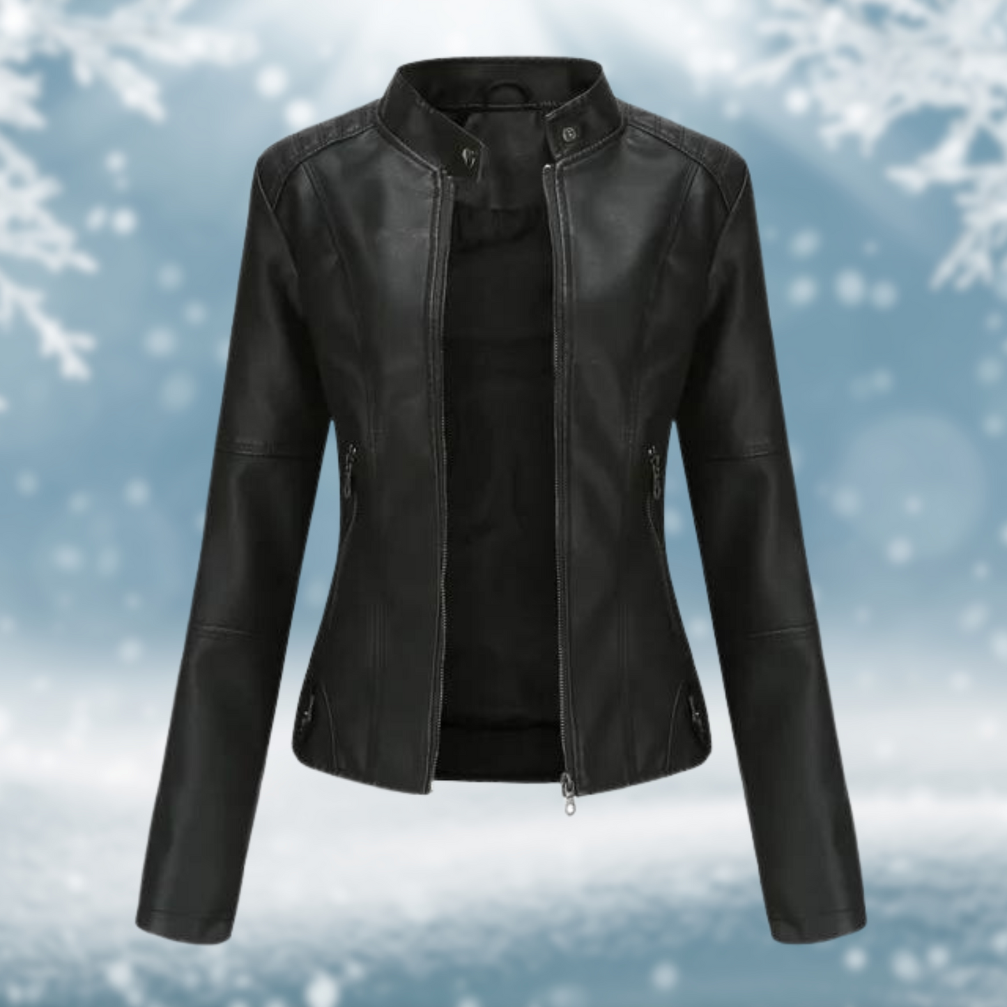 Ayla: Vegan Leather Jacket