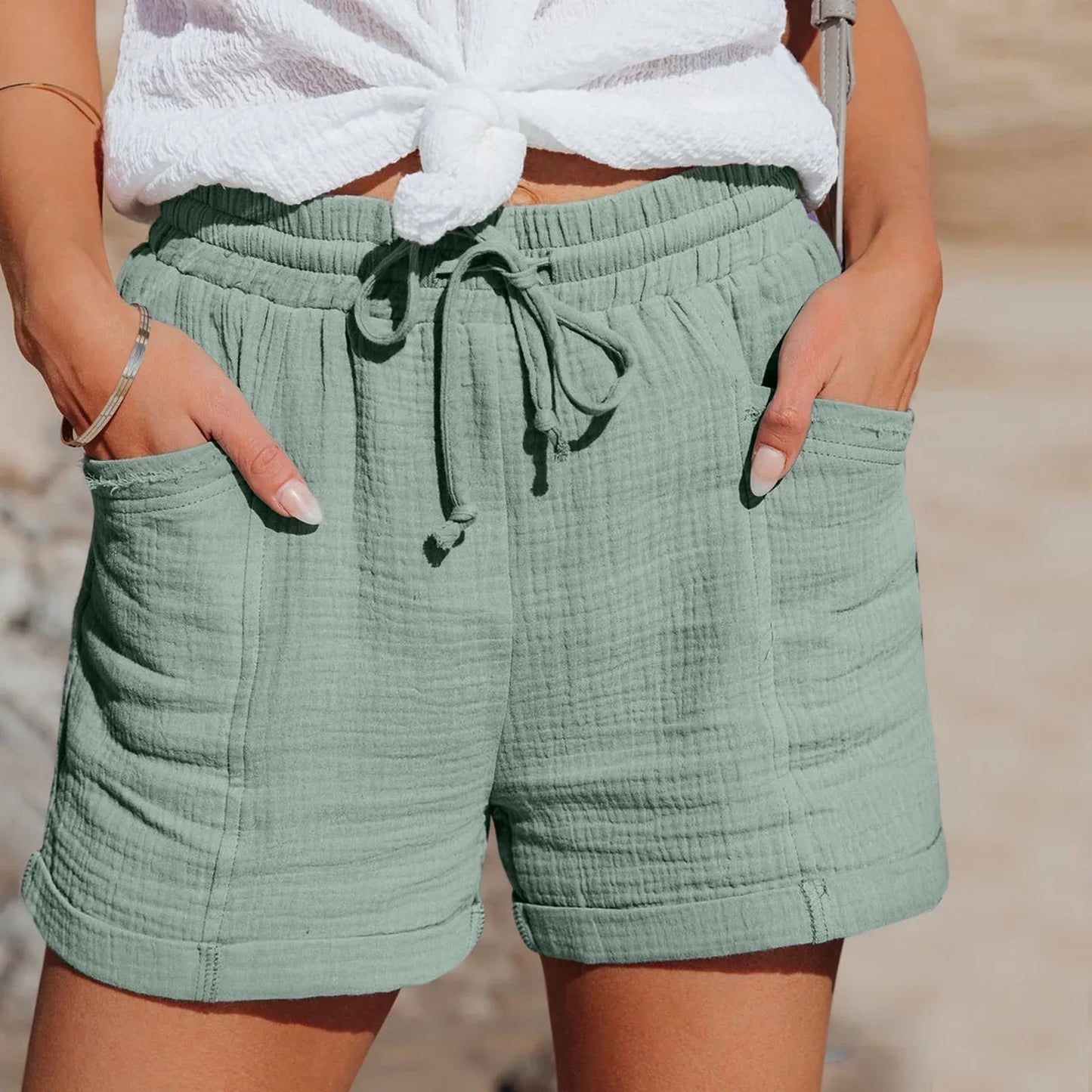 Baumwoll-Sommershorts Aurelia