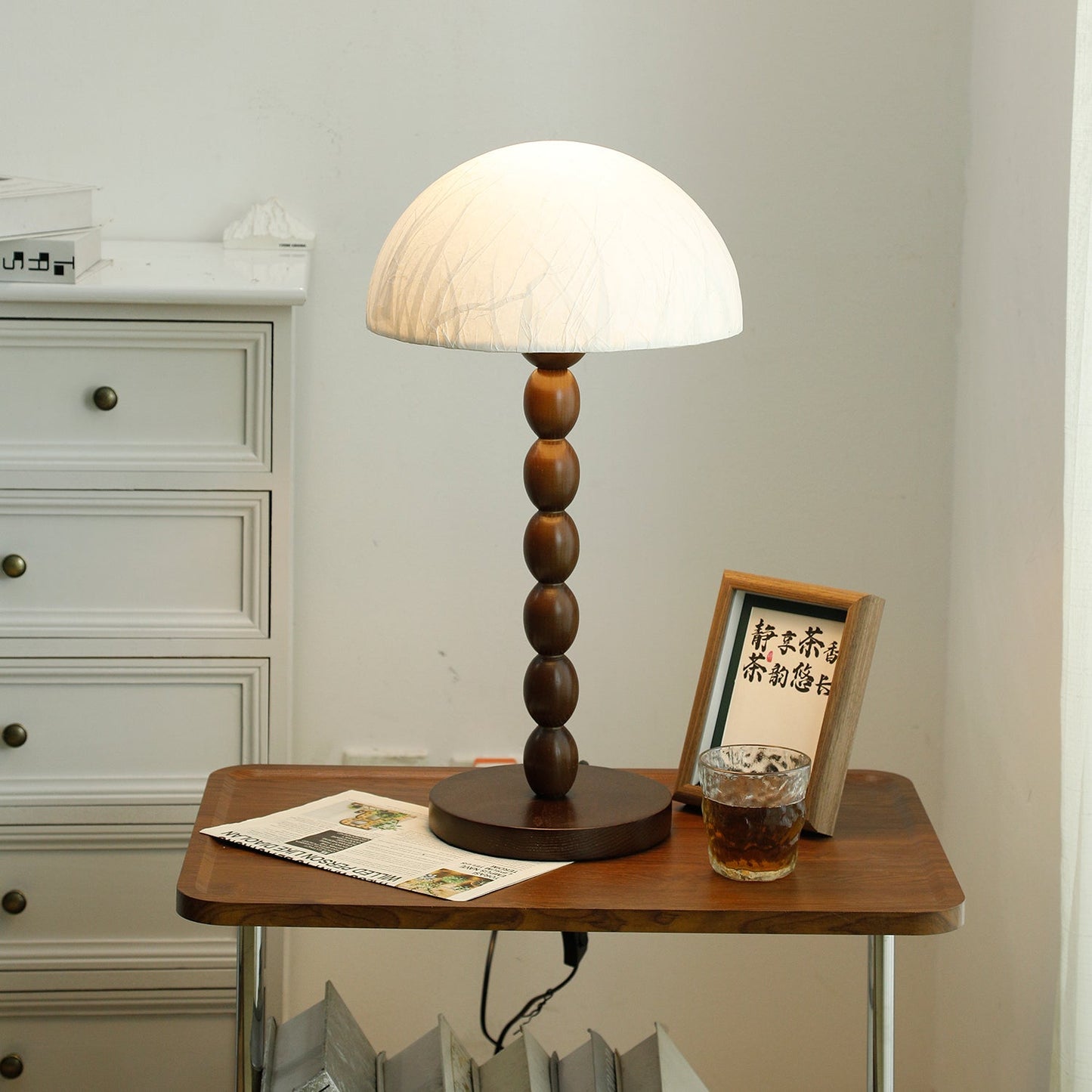 Tischlampe Satori mit Papier-schirm
- OnyxLampen