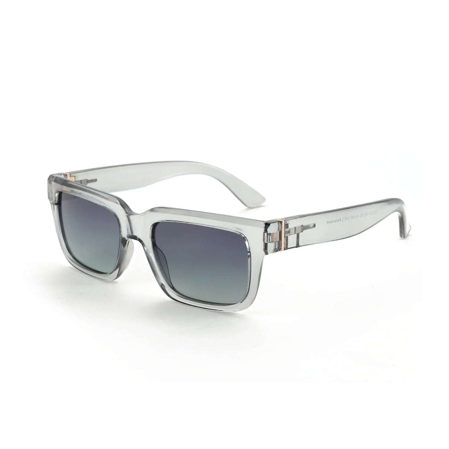 Lunettes de Soleil Zuniga Polarisation UV400 Cadre Bloc Couleur Doré Teinte Dégradée pour Conduite