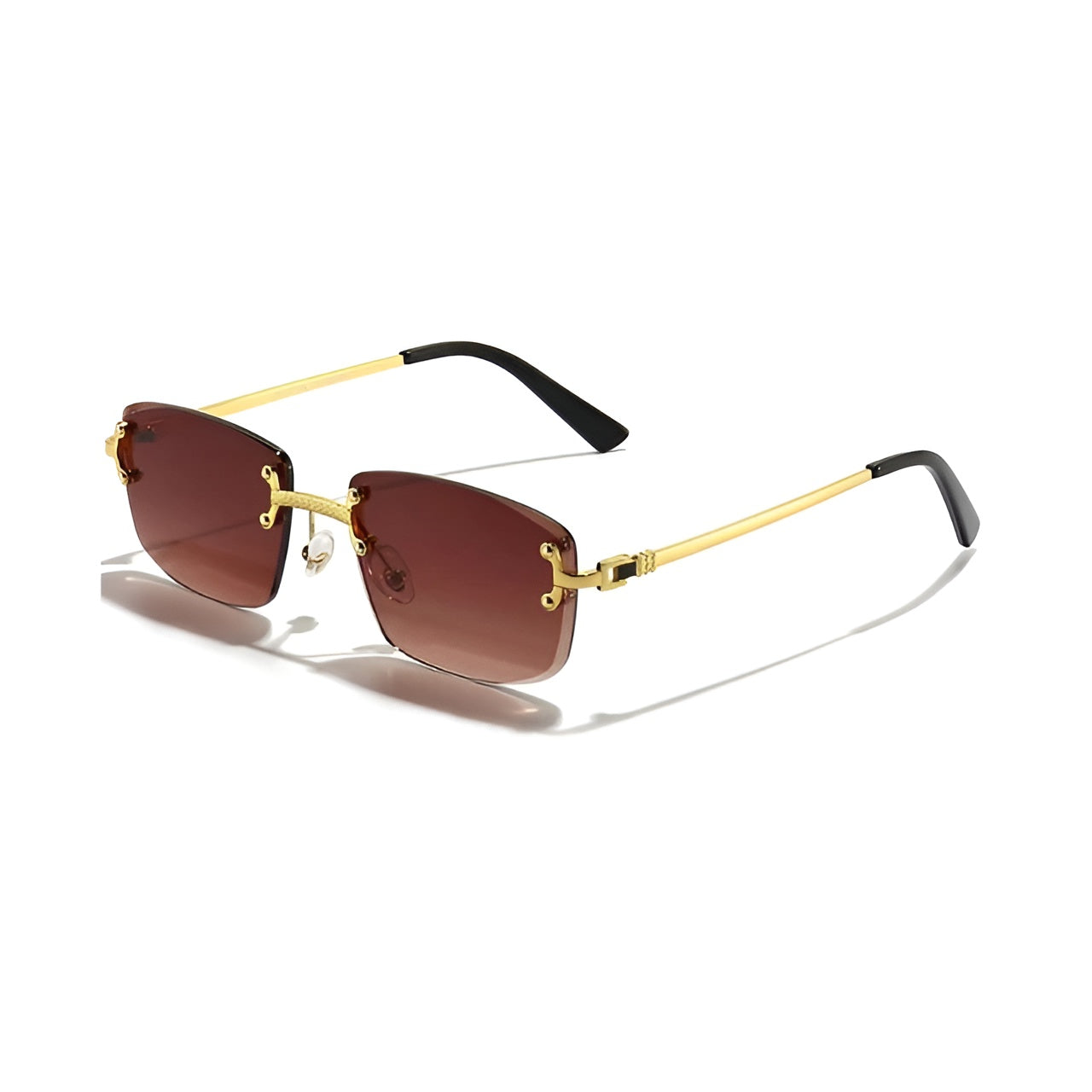 Lunettes De Soleil De Santos En Métal Premium Verres 59 Mm Pont 19 Mm Couleurs Vives