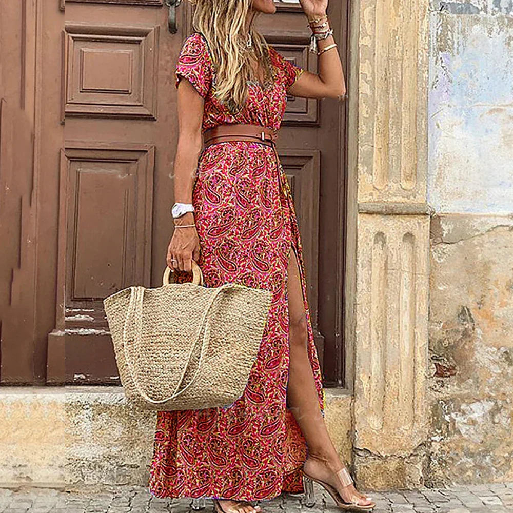 Bohemian Sommerkleid für Frauen von Zoe® – Lang