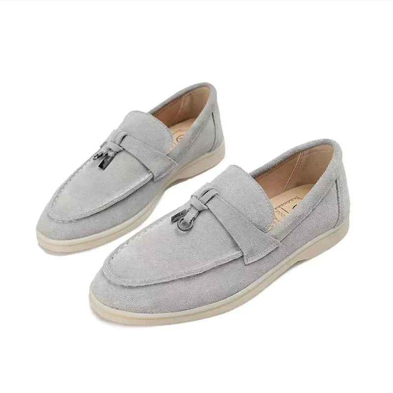 Adell Damen-Loafers mit Schloss-Applikation