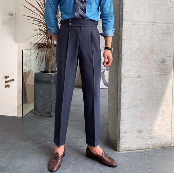 Barnaby Herren Chinohose mit verstellbarem Bund (britische Marke)