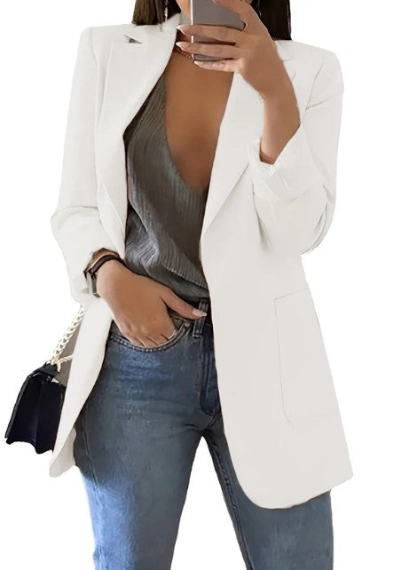 Avelena Plus Size Freizeitblazer