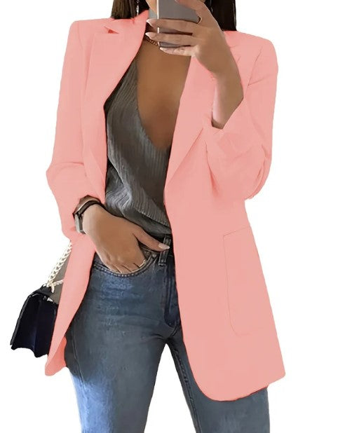 Avelena Plus Size Freizeitblazer
