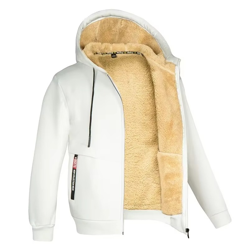 Survêtement Thermique Hivernal Avec Capuche Doublure Polaire Imperméable Au Vent Tailles S À 3XL