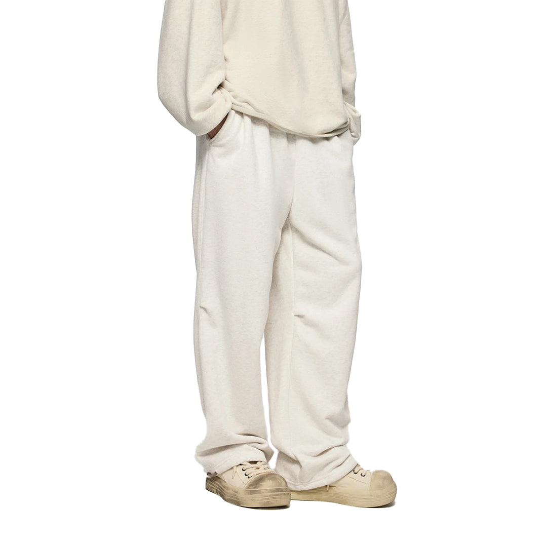 Amawinc Pantalon De Survêtement Ample En Coton Lourd Premium Avec Cordon Raffiné