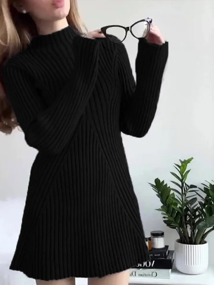 Felice Strickkleid: Viral weicher Schnitt