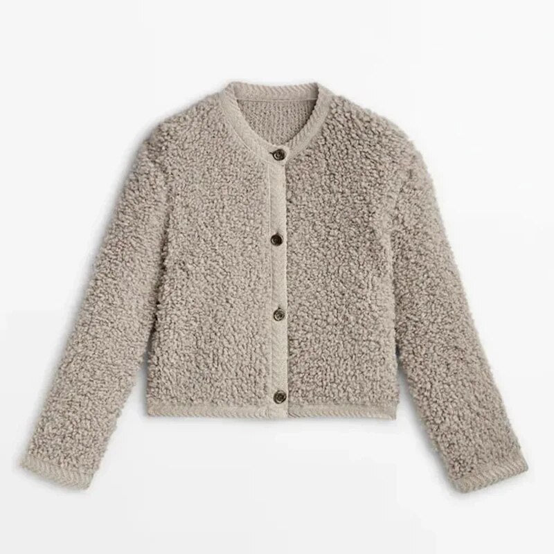 Yuhara Teddy Strickjacke