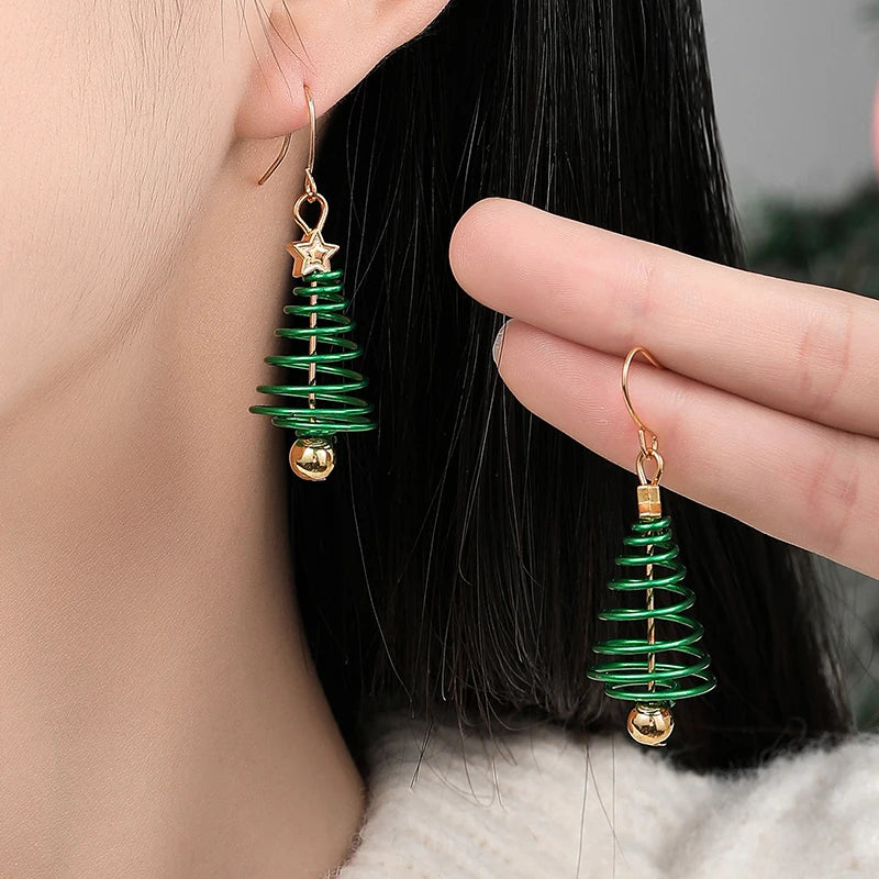 Christmas Tree Earrings - Amawinc