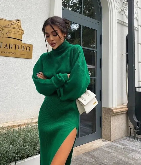 Addie: Rollkragenpullover aus Strick