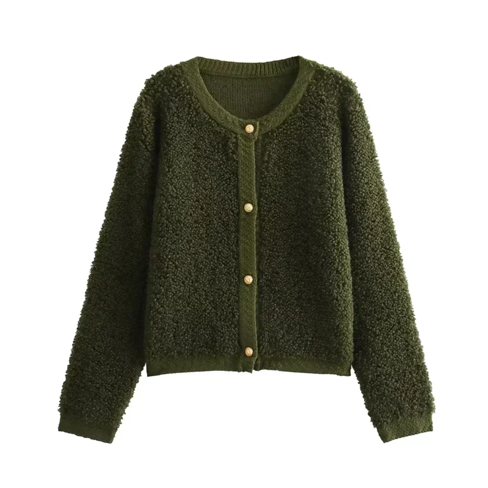 Yuhara Teddy Strickjacke