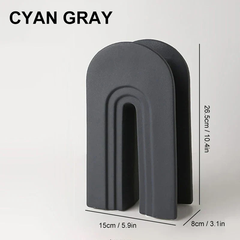 Joril Vase Géométrique En Céramique Style Scandinave Et Design Contemporain Pour Décoration Intérieure Moderne