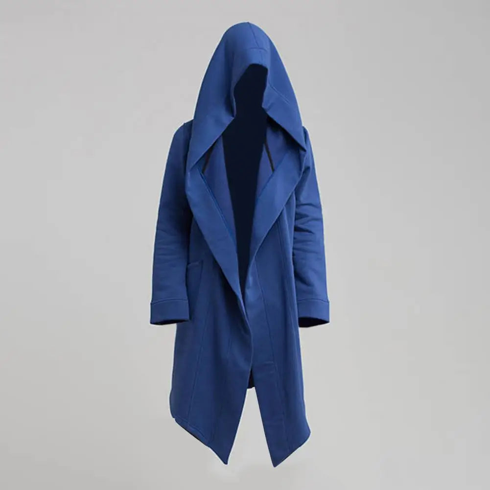 Cardigan À Capuche Pour Homme En Maille Décontractée Avec Ouverture Devant Et Ourlet Asymétrique Amawinc Nordisk Flair