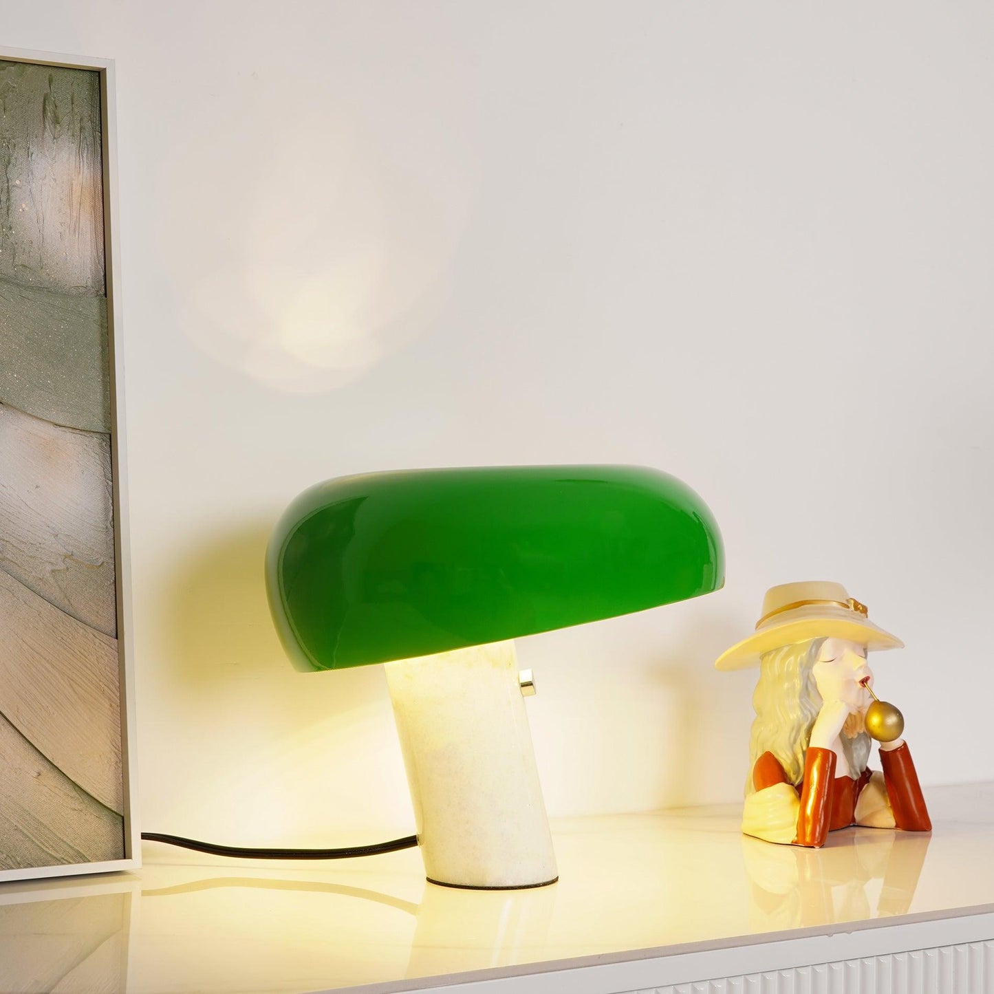 Tischlampe aus Marmor Dekoration