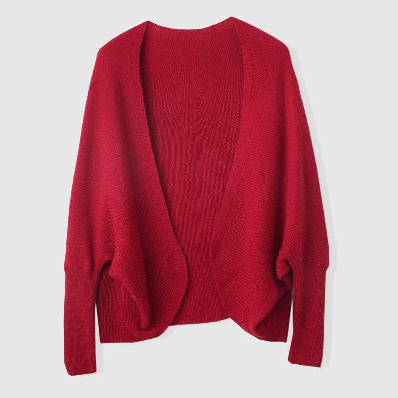 Sofia Amoretti Mérino Sérénité Cardigan Polyvalent Porté En Châle Ou Écharpe Doux Et Chaud Pour L Hiver